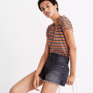 Madewell Relaxed Denim Shorts in Calverley Wash